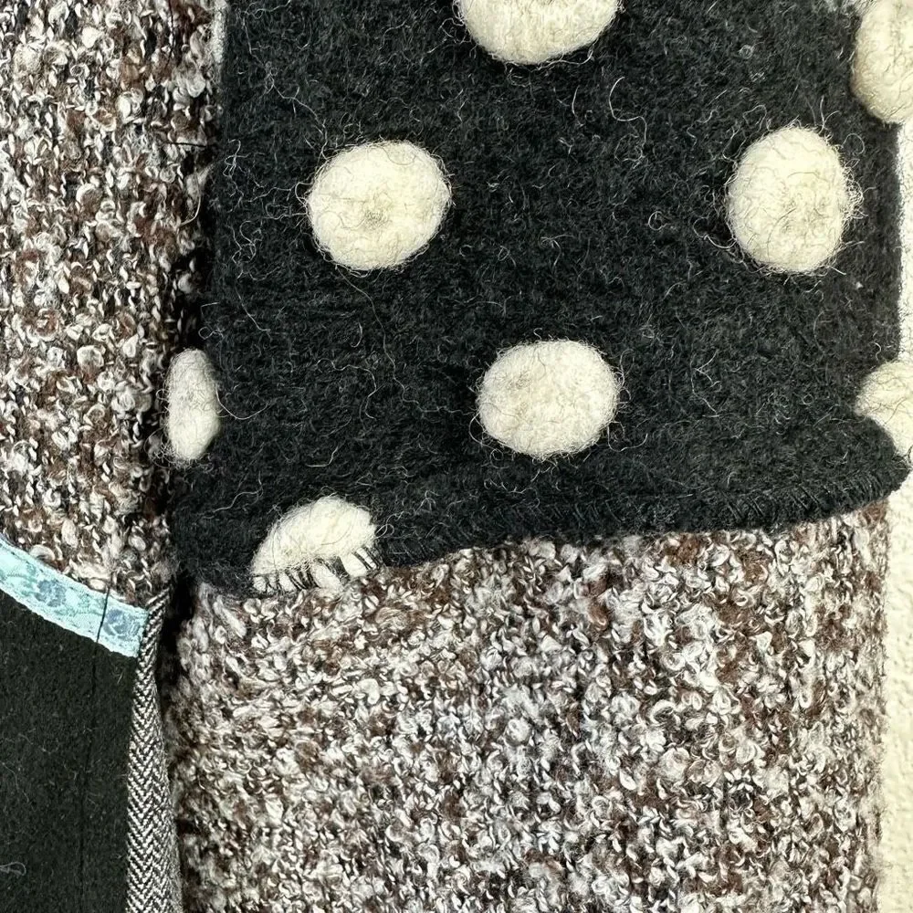 Adore patchwork‎ coat size S - Picture 5 of 11